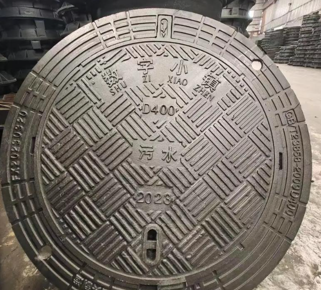溆浦球墨铸铁防沉降井盖展示